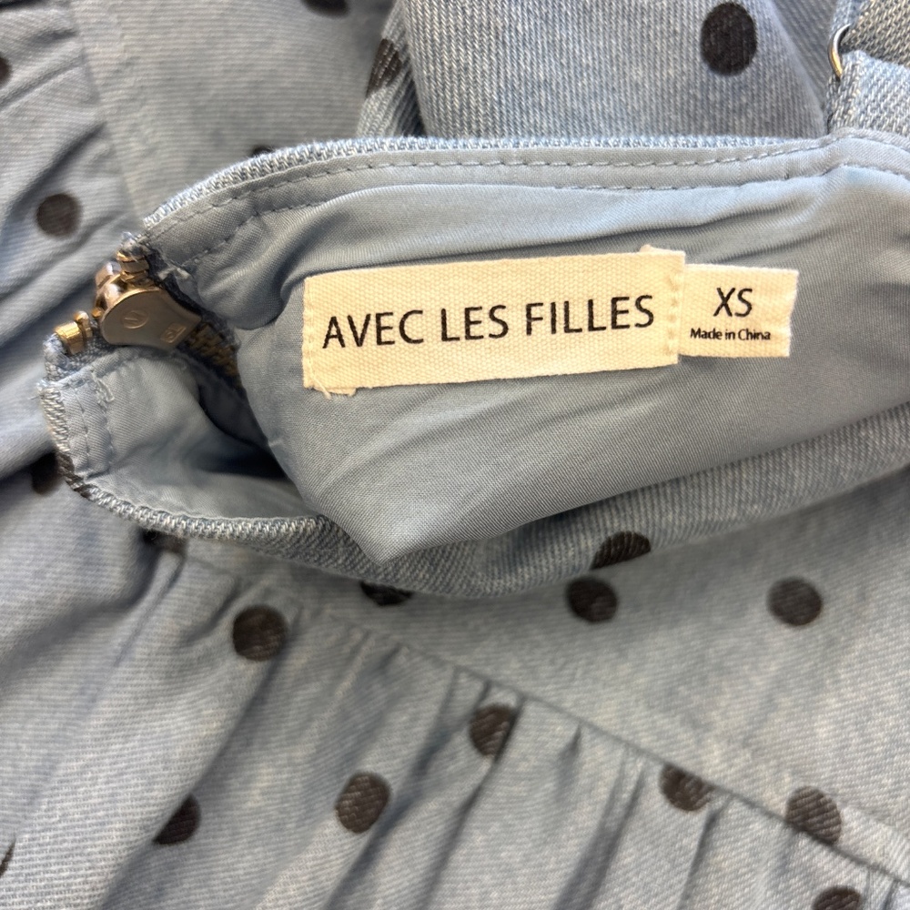 Avec Les Filles denim mini dress - Picture 9 of 9